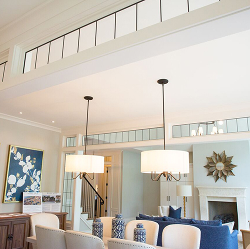 Leaded Glass Provides a barrier without blocking natural light