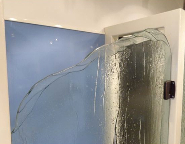 firemolded glass shower door