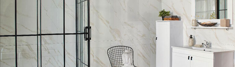 An affordable option for metal and glass partitions.